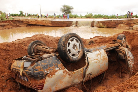 Les images du tragique accident causé par la pluie à Kanel