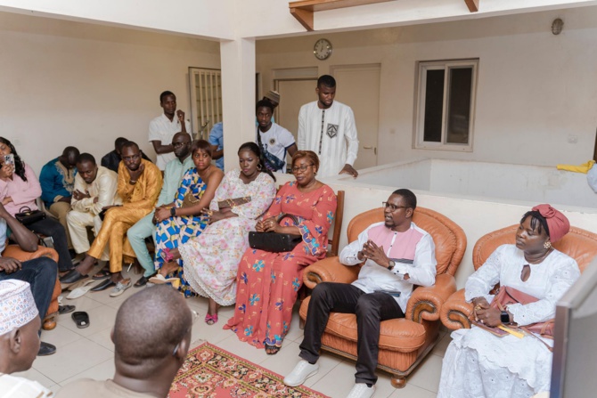 Visites de courtoisie et de concertation :  Dahirou Thiam en synergie avec les responsables de la section de Pastef Mbao
