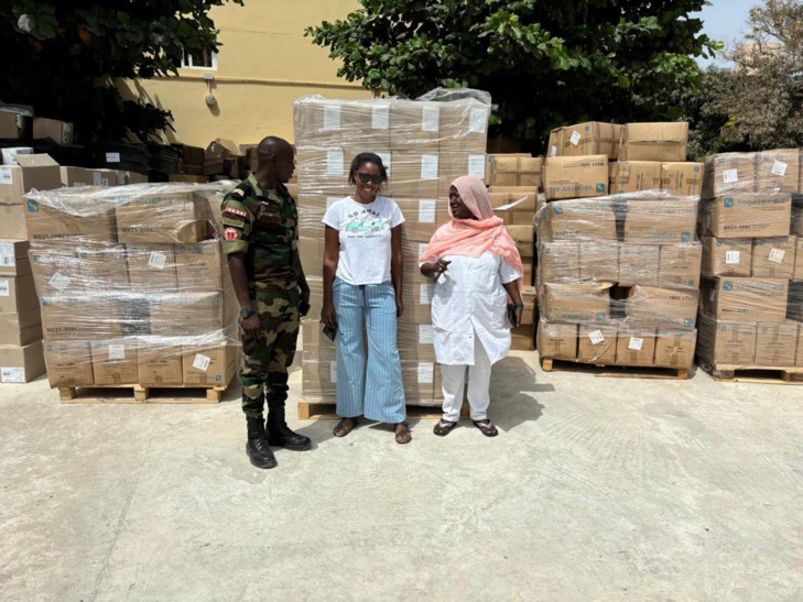 Photos+ Video/ Un acte de générosité humanitaire: APROFEV soutient l'Hôpital Militaire de Ouakam