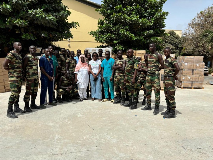Photos+ Video/ Un acte de générosité humanitaire: APROFEV soutient l'Hôpital Militaire de Ouakam