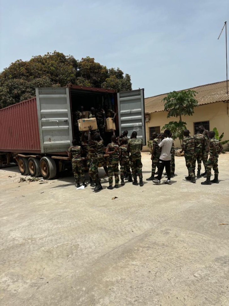Photos+ Video/ Un acte de générosité humanitaire: APROFEV soutient l'Hôpital Militaire de Ouakam