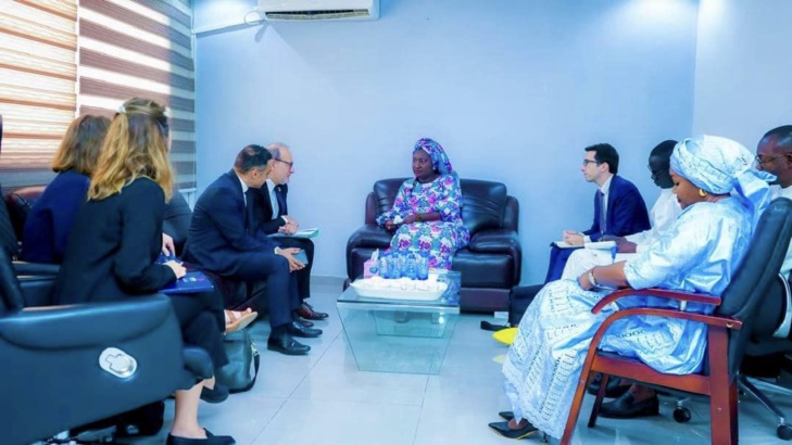 Photos / Ministère de la Jeunesse, des Sports et de la Culture : Mme Khady Diène Gaye a reçu en audience de travail, Rémy Rioux, DG de l’AFD, ce vendredi