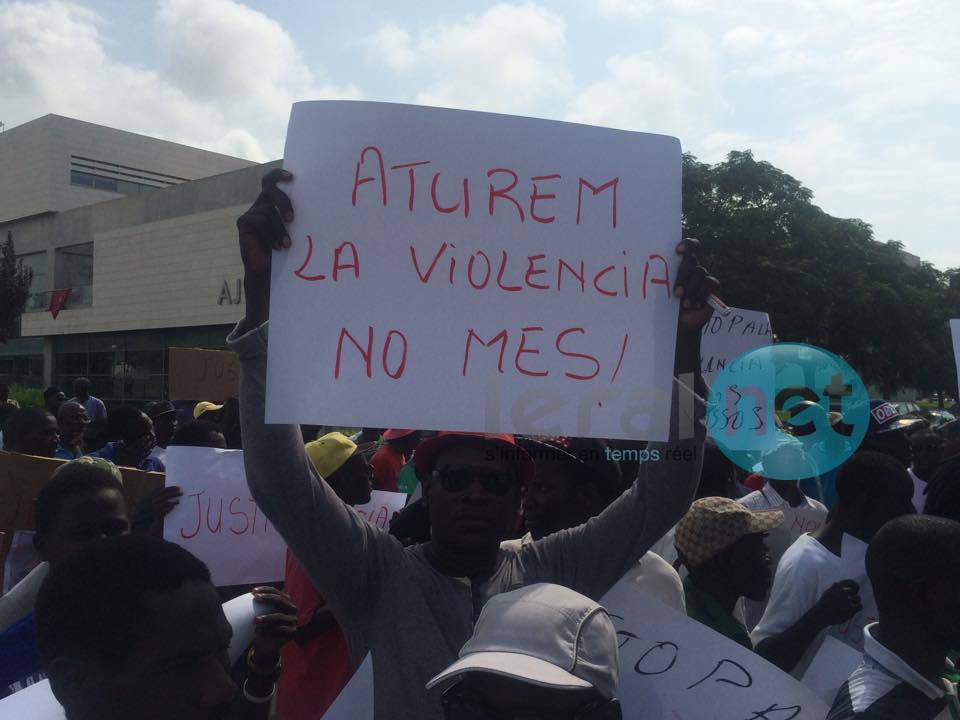 20 photos - Mort de Mor Sylla en Espagne: Les Sénégalais vilipendent la police "raciste" catalane 