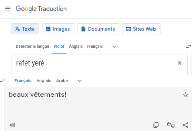 Valorisation et développement des langues nationales : Le Wolof désormais disponible sur Google Traduction