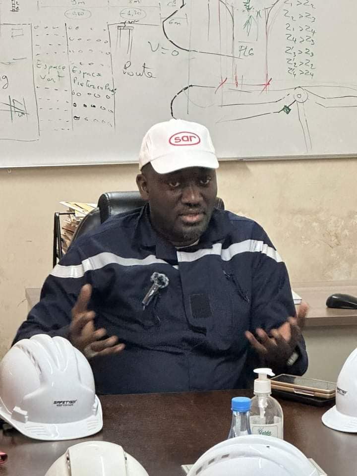Photos / Port Minéralier et Vraquier de Bargny Sendou: Visite d’Abib Diop, DG de la Sar, ce mardi
