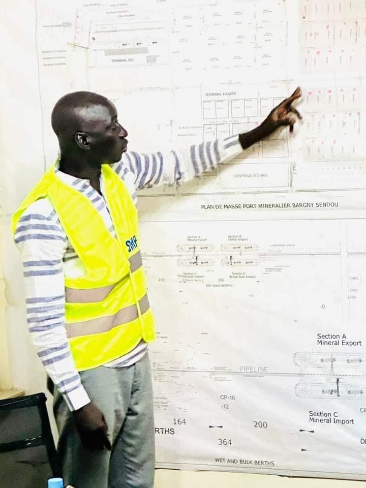 Photos / Port Minéralier et Vraquier de Bargny Sendou: Visite d’Abib Diop, DG de la Sar, ce mardi
