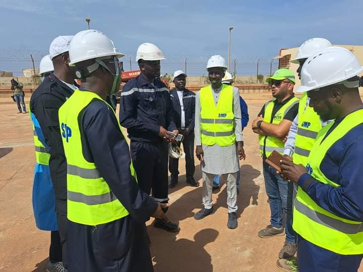 Photos / Port Minéralier et Vraquier de Bargny Sendou: Visite d’Abib Diop, DG de la Sar, ce mardi