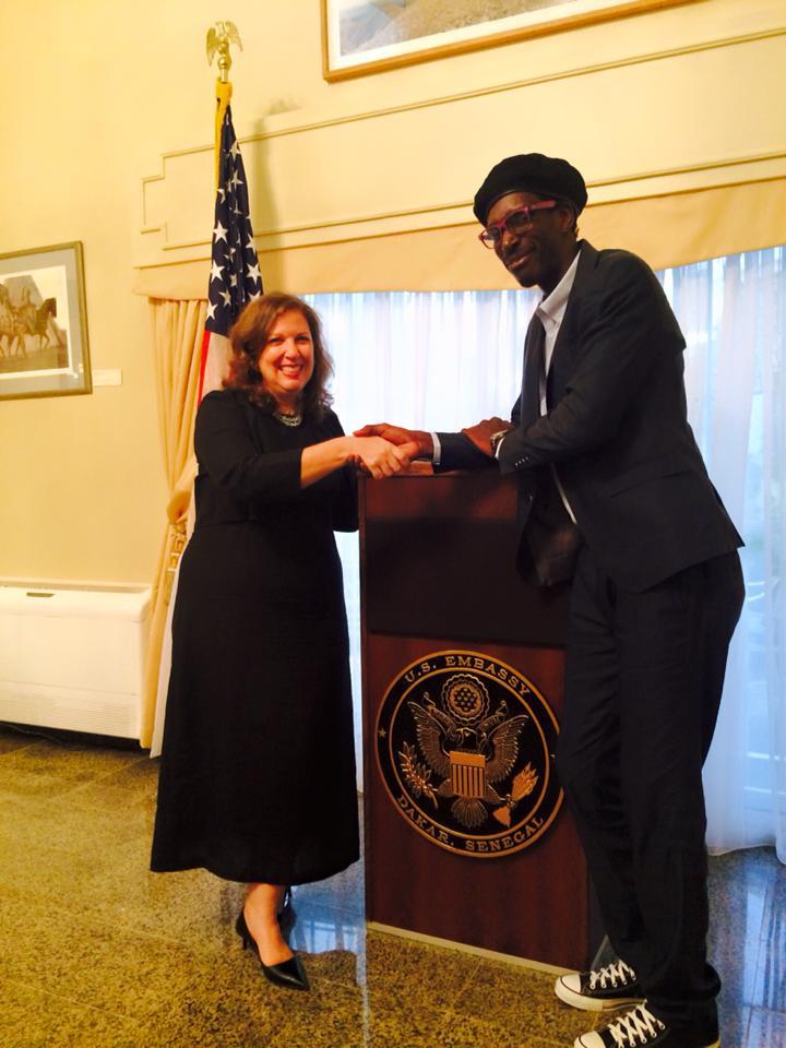 Réception de départ de Christine March, chargée de presse US Embassy à Dakar 
