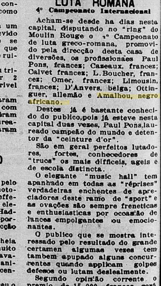 Le 24 Août 1908 au Brésil