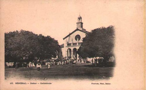 Carte postale : Voici l'ancienne Cathédrale de Dakar