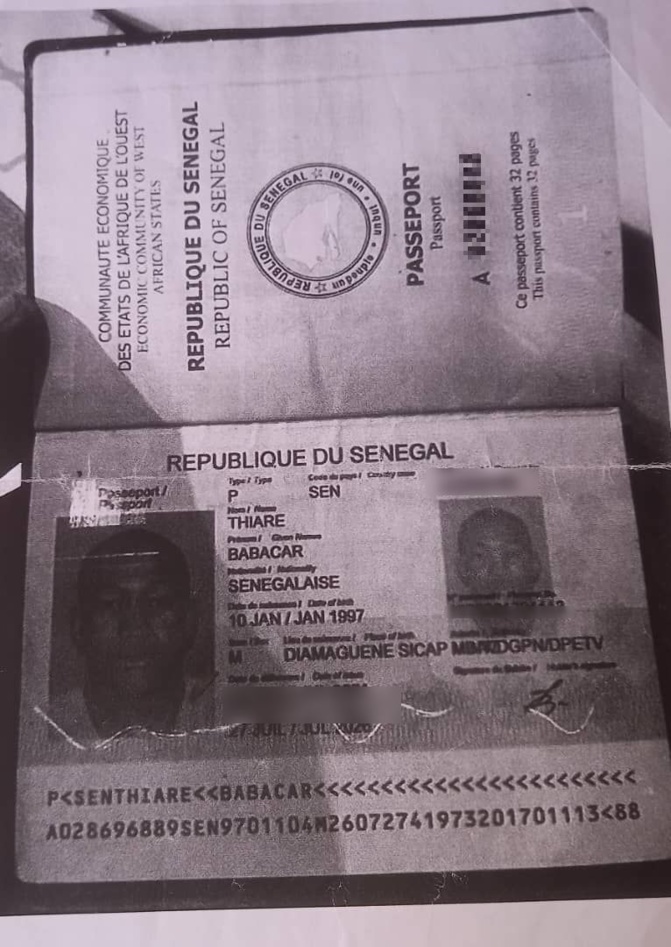 VOici son passeport crypté VOici son passeport crypté