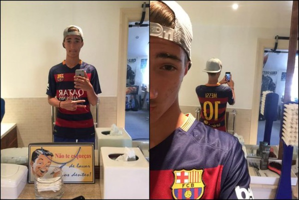 Le fils de Mourinho est fan du Barça