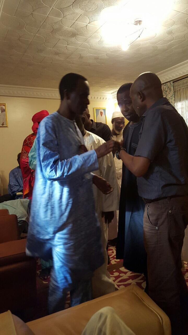 L'homme d'affaires Cheikh Amar et son frère Kader au baptême du fils de Aliou Sall