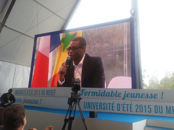 Au Medef, Youssou N'Dour "Maintenant les jeunes Africains vont à Istanbul ou Dubaï. Paris ne fait plus rêver" ( Photos - Vidéo) Au Medef, Youssou N'Dour "Maintenant les jeunes Africains vont à Istanbul ou Dubaï. Paris ne fait plus rêver" ( Photos - Vidéo)
