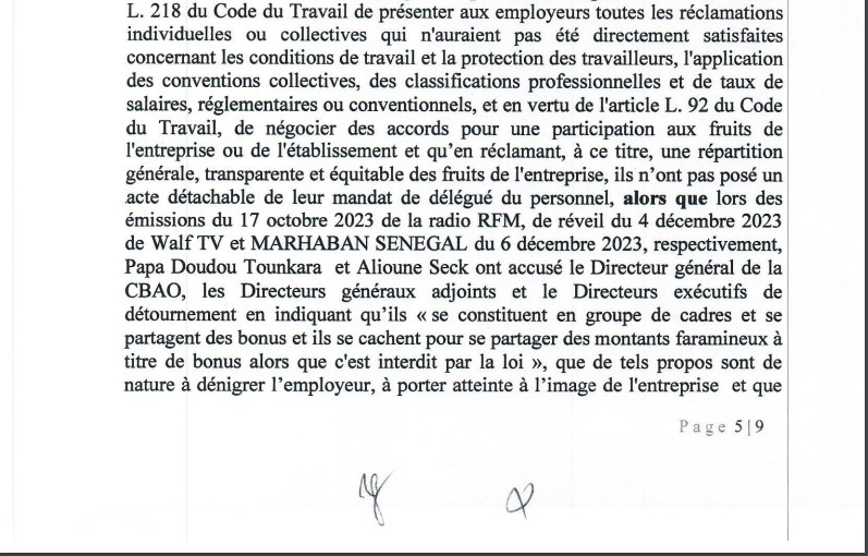 Demande de Réintégration des délégués licenciés de la Cbao Attijariwafa banq SA: La Cour suprême vient de casser la décision du ministre Demande de Réintégration des délégués licenciés de la Cbao Attijariwafa banq SA: La Cour suprême vient de casser la décision du ministre