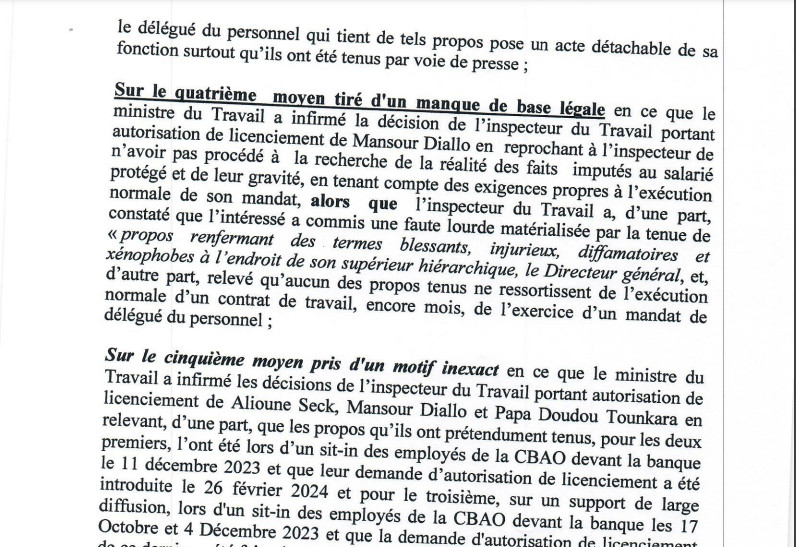 Demande de Réintégration des délégués licenciés de la Cbao Attijariwafa banq SA: La Cour suprême vient de casser la décision du ministre Demande de Réintégration des délégués licenciés de la Cbao Attijariwafa banq SA: La Cour suprême vient de casser la décision du ministre