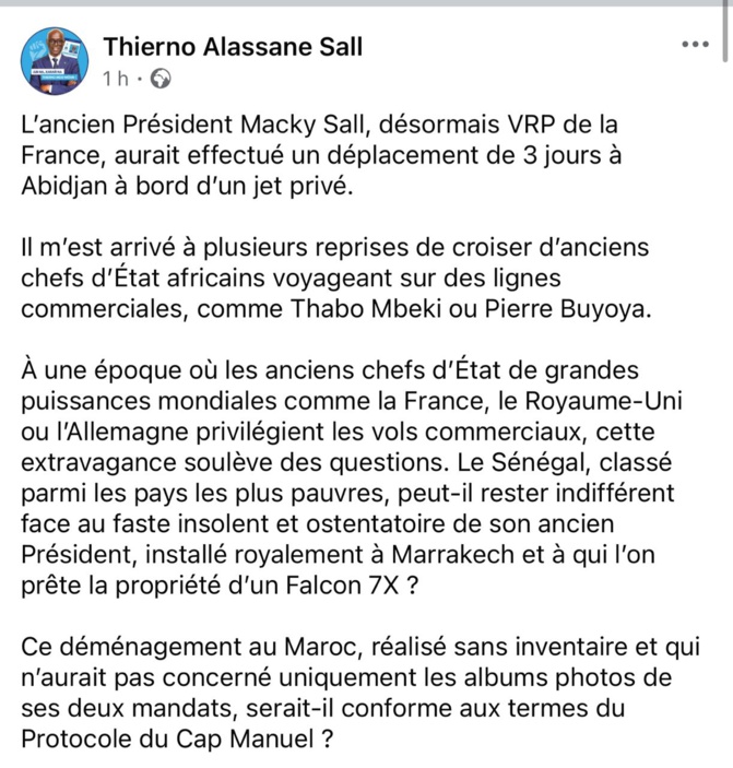 « Un TAS d’immondices ! », Par Mouhamadou Lamine Massaly, Pdt de l’UNR, Membre du Bloc des Libéraux et des Démocrates Bld / Takku
