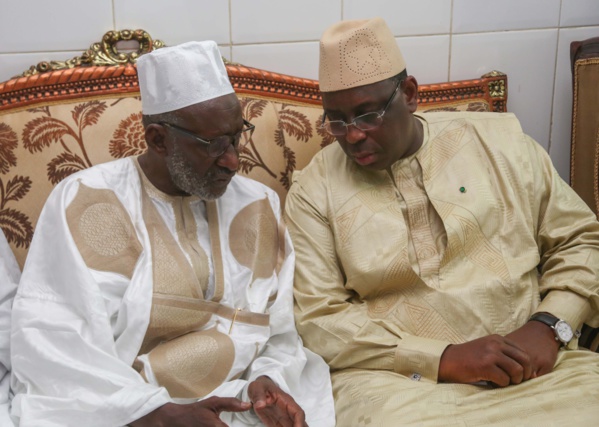 Le Président Sall chez Thierno Madany Tall