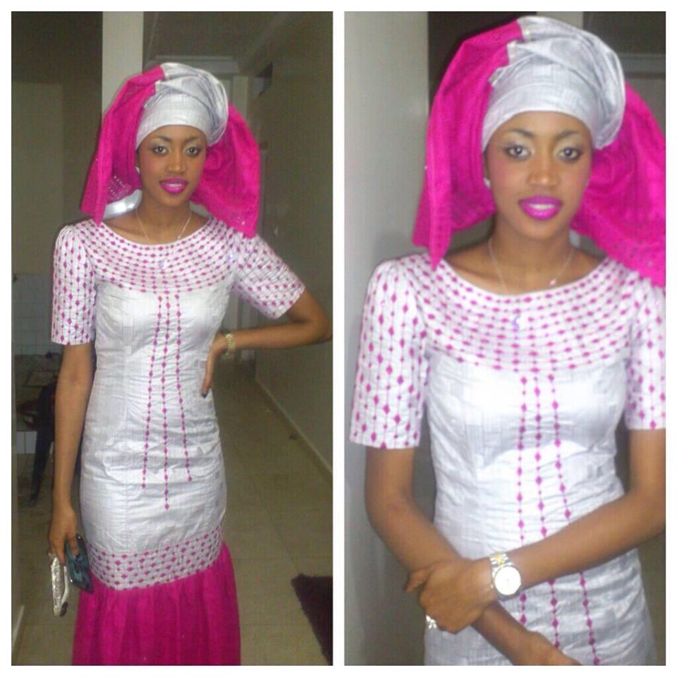 Cathy Chimère Diaw dans une belle tenue traditionnelle 