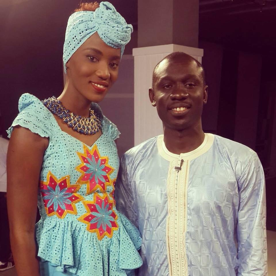 Pape Diouf en toute complicité avec Eva Chon