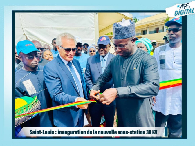 Photos / Saint-Louis : Birame Soulèye Diop a inauguré une nouvelle sous-station de 30 KV Photos / Saint-Louis : Birame Soulèye Diop a inauguré une nouvelle sous-station de 30 KV