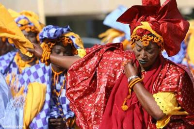 La mode à Dakar un 10 Juillet 1957.