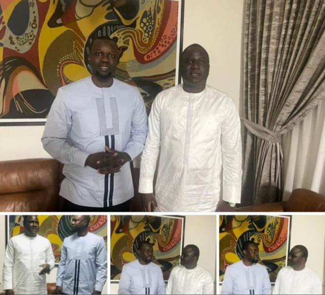 Audience : Le Premier Ministre Ousmane Sonko a reçu Déthié Fall, leader de PRP, ce lundi