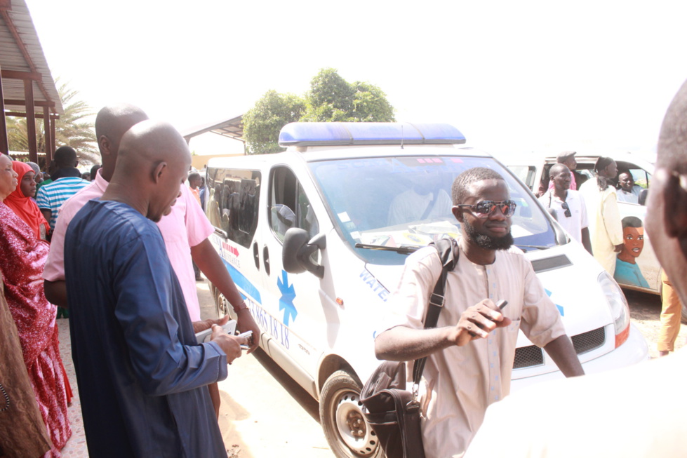 Quelques images de la levée du corps de l'artiste Moussa Ngom