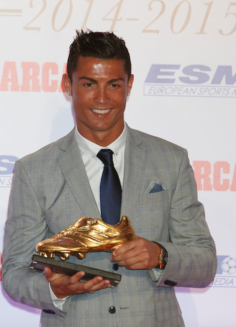 Photos Cristiano Ronaldo sa collection de Souliers d or s