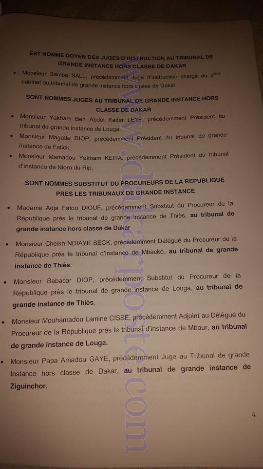 Les nominations du Conseil supérieur de la Magistrature