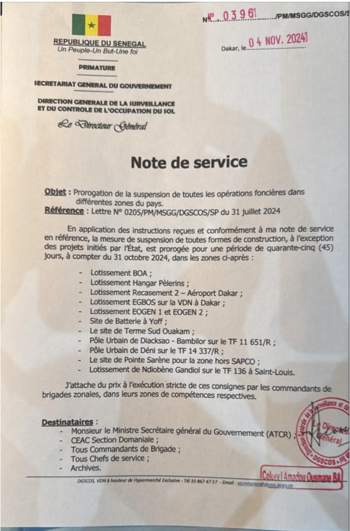 Controverse autour de la vente de terrains de l’État : Les acheteurs montent au créneau contre la CGIS Controverse autour de la vente de terrains de l’État : Les acheteurs montent au créneau contre la CGIS