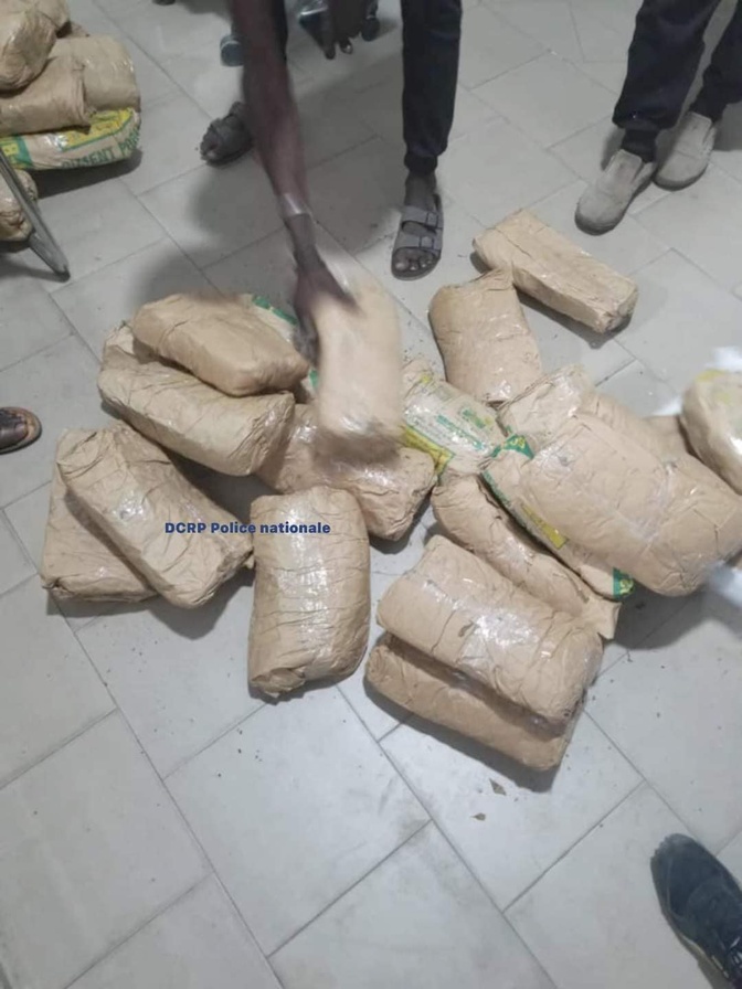 Arrestations et saisies massives de drogue à la Médina, à Rufisque et au Point E (Photos)