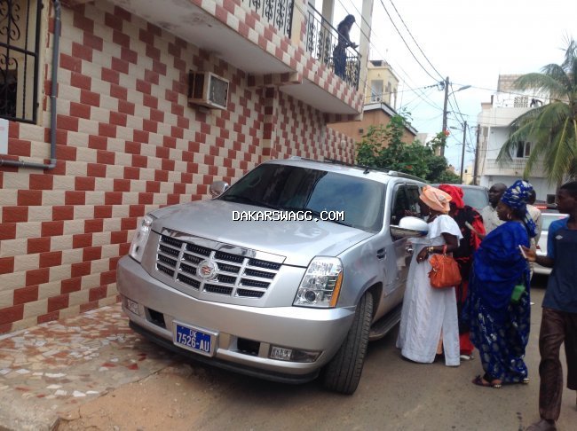 Mariage de Mara Ndiaye: Le fils du Président, Amadou Sall, au centre de l’attraction avec ses bolides