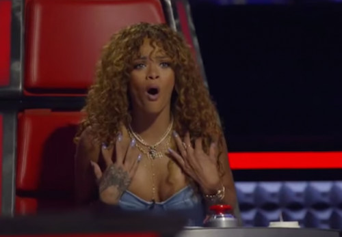 Vidéo : les premières images de Rihanna dans The Voice US !