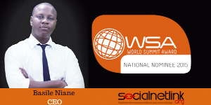 Concours World summit award (Wsa) : SocialNetLink du blogueur Basile Niane parmi les 40 gagnants