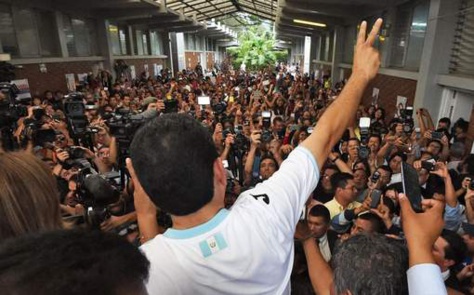 Un acteur comique élu président du Guatemala