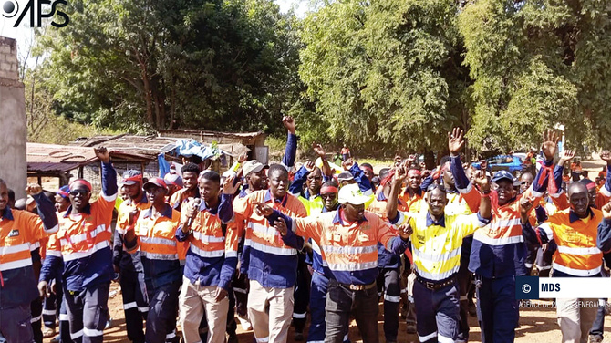 Kédougou : Des travailleurs d’une mine, en grève, pour le paiement des indemnités de licenciement