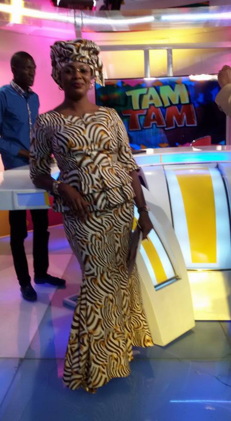 Yolande Ndiaye, la présentatrice de  l'émission Tam-Tam sur la RTS2