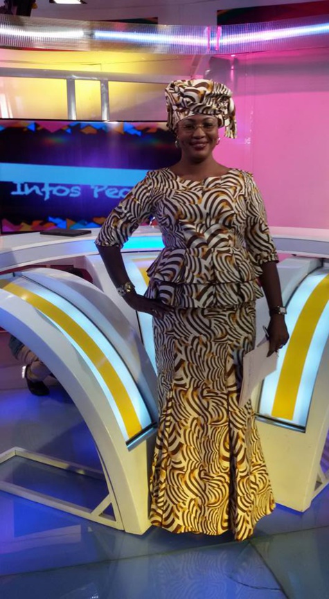 Yolande Ndiaye, la présentatrice de  l'émission Tam-Tam sur la RTS2