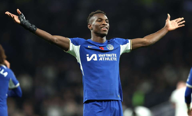 Football- Performances des "Lions" : Nicolas Jackson, décisif avec Chelsea en Premier League anglaise