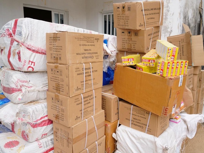 Saisie de drogue: D’importantes quantités de chanvre indien et de faux médicaments pour une contrevaleur totale, estimée à plus de 103 millions de francs CFA