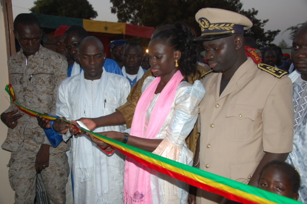Photos - Kaolack : Thérèse Faye Diouf inaugure la Case des Tout-Petits de Gamboul Thiomby