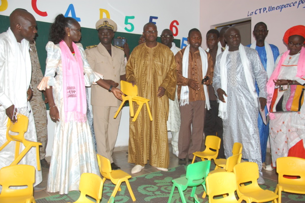 Photos - Kaolack : Thérèse Faye Diouf inaugure la Case des Tout-Petits de Gamboul Thiomby