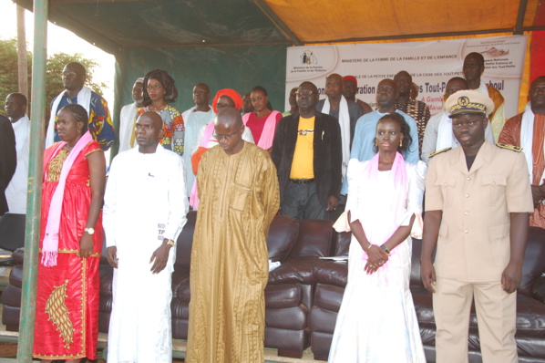 Photos - Kaolack : Thérèse Faye Diouf inaugure la Case des Tout-Petits de Gamboul Thiomby