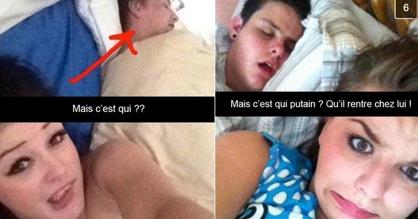 17 personnes qui se réveillent à côté d'un inconnu : découvrez ces snapchats « de la honte »