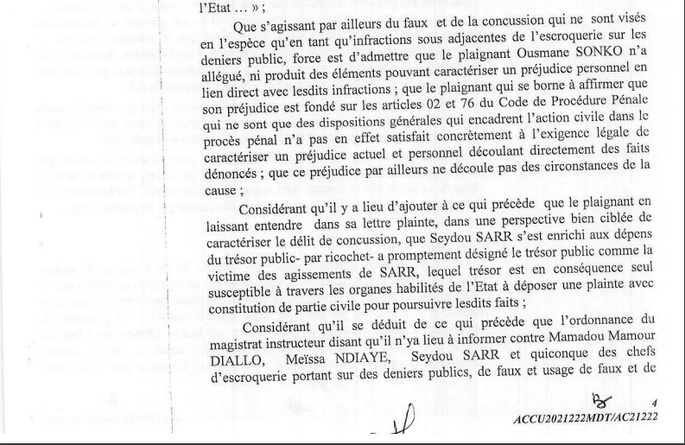 Tahirou Sarr et consorts sur l’affaire des 94 milliards de FCfa Tahirou Sarr et consorts sur l’affaire des 94 milliards de FCfa