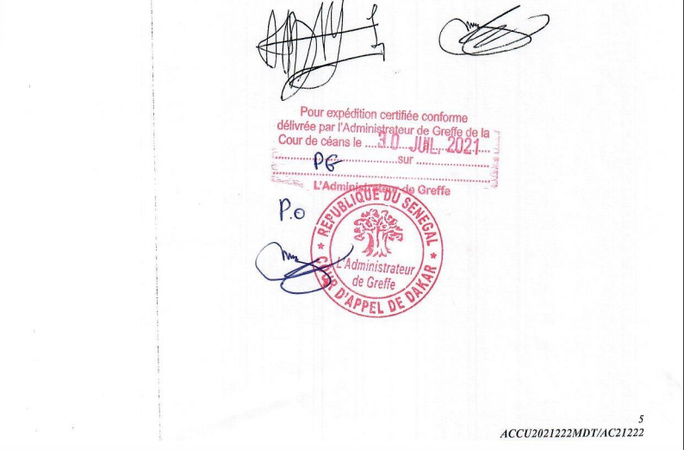 Tahirou Sarr et consorts sur l’affaire des 94 milliards de FCfa Tahirou Sarr et consorts sur l’affaire des 94 milliards de FCfa