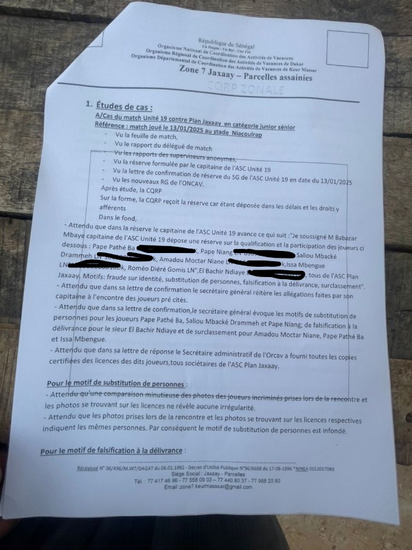 Finale des Navétanes / Zone 7 de Keur Massar : Polémique autour du trophée entre l’ASC Unité 19 et l’ASC Plan Jaxaay Finale des Navétanes / Zone 7 de Keur Massar : Polémique autour du trophée entre l’ASC Unité 19 et l’ASC Plan Jaxaay
