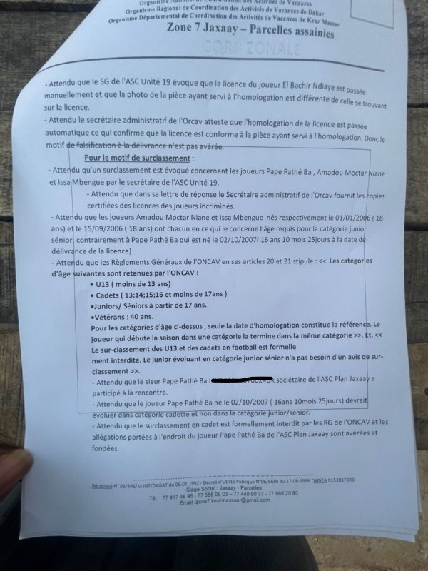 Finale des Navétanes / Zone 7 de Keur Massar : Polémique autour du trophée entre l’ASC Unité 19 et l’ASC Plan Jaxaay Finale des Navétanes / Zone 7 de Keur Massar : Polémique autour du trophée entre l’ASC Unité 19 et l’ASC Plan Jaxaay