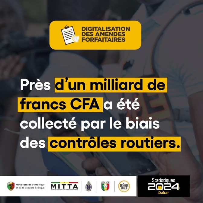 📊 Bilan 2024 : La digitalisation des amendes forfaitaires par la Police et la Gendarmerie